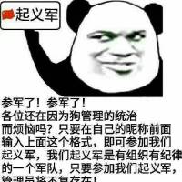 熊猫头起义军：参军了参军了，打倒狗管理