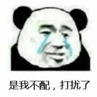 是我不配 打扰了