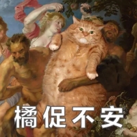 橘猫名画表情包4 