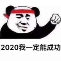 熊猫头-2020我一定能成功