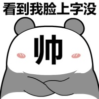 可爱熊猫头版：看到我脸上的字没？一个字帅