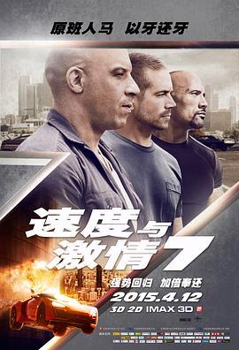 速度与激情7 Furious 7 (2015) - 毒蛇电影