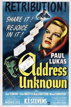 无法投递 Address Unknown (1944) - 毒蛇电影